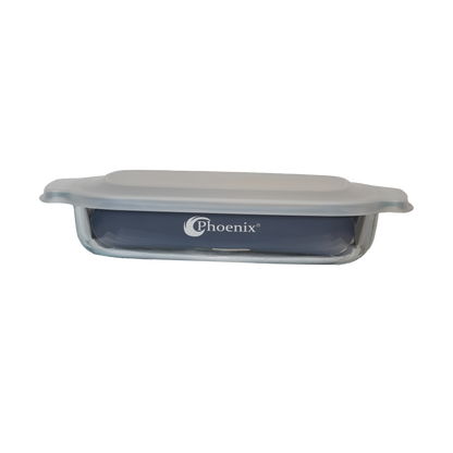 Phoenix Rectangular Pyrex Glassware with Lids (Per Piece)