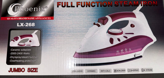 Full function steam iron
